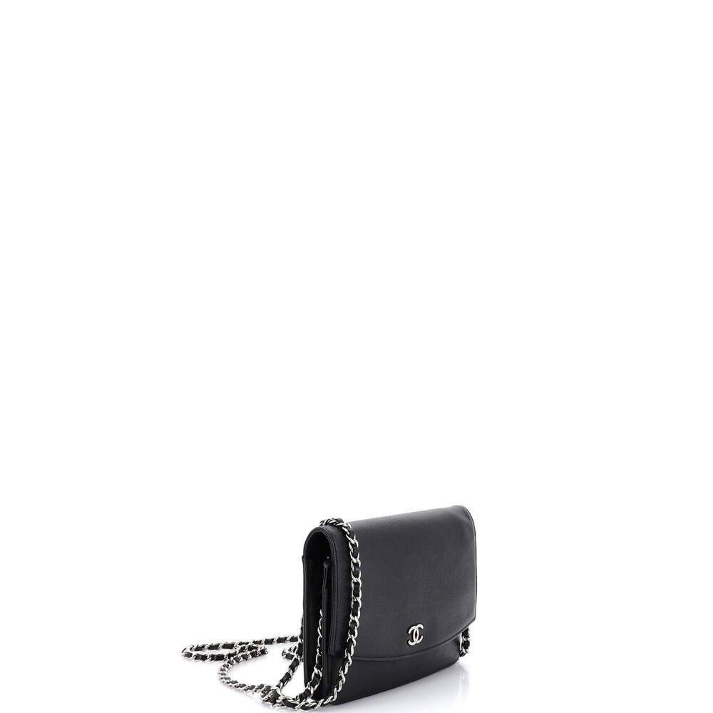 Chanel Sevruga Wallet On Chain Caviar #259192C25B - Picture 2 of 8